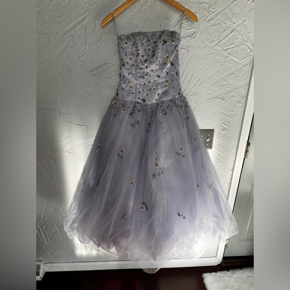 Alyce Designs Lilac & Silver Kids/Pre-Teen Pageant Dress-Size 2
